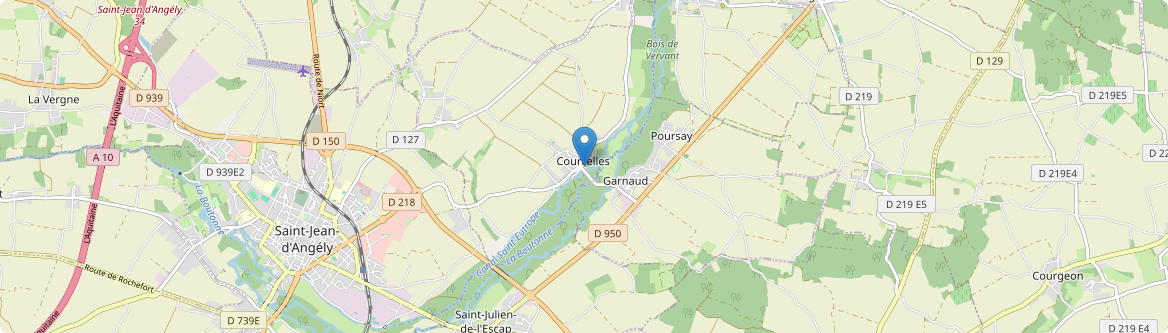 Courcelles - Carte