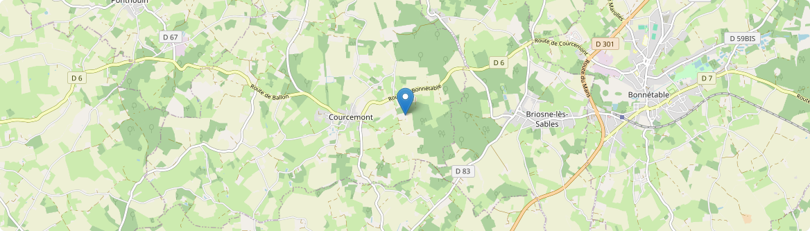 Courcemont - Carte
