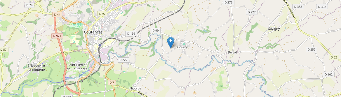 Courcy - Carte