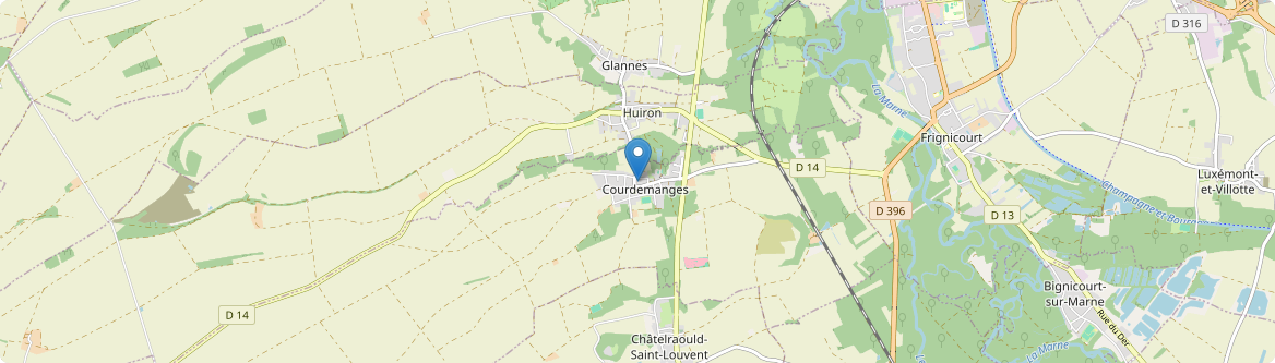 Courdemanges - Carte
