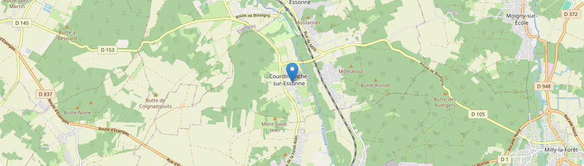 Courdimanche-sur-Essonne - Carte