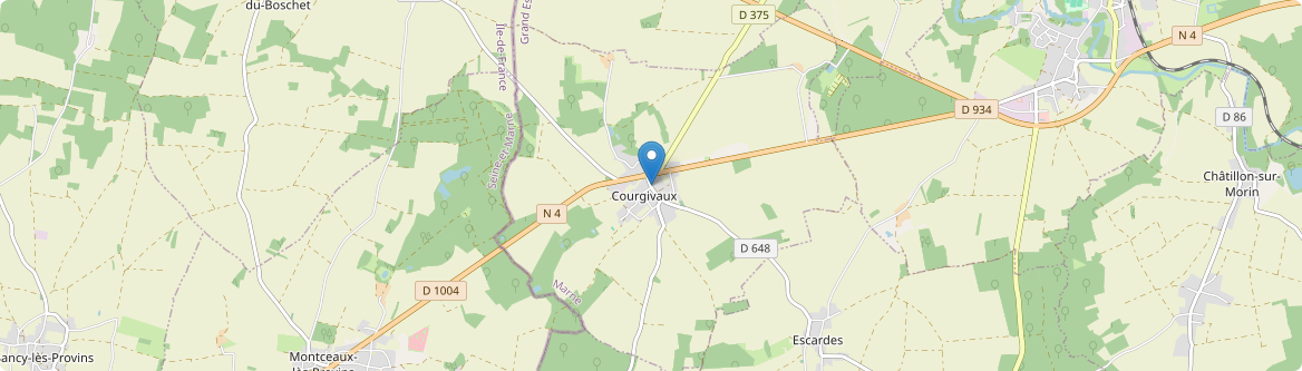 Courgivaux - Carte