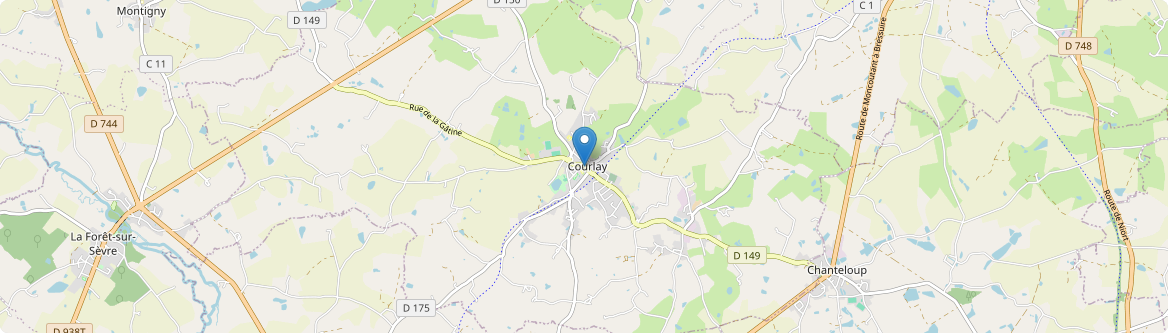 Courlay - Carte
