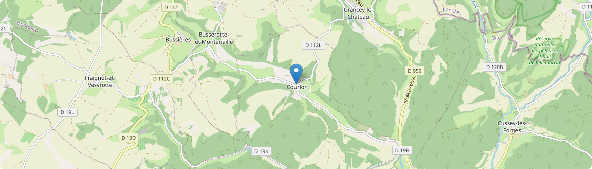 Courlon - Carte