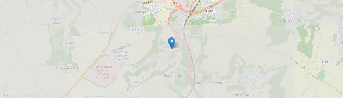 Courmelles - Carte