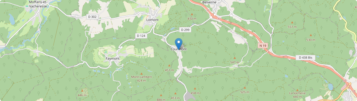 Courmont - Carte