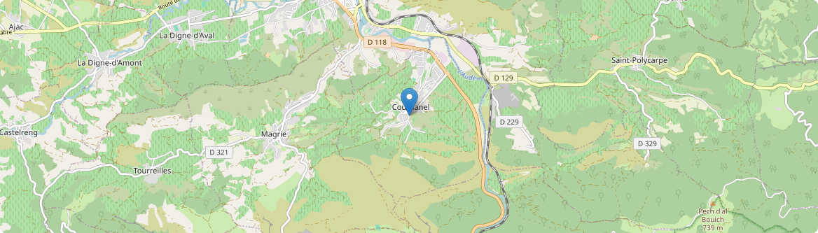 Cournanel - Carte