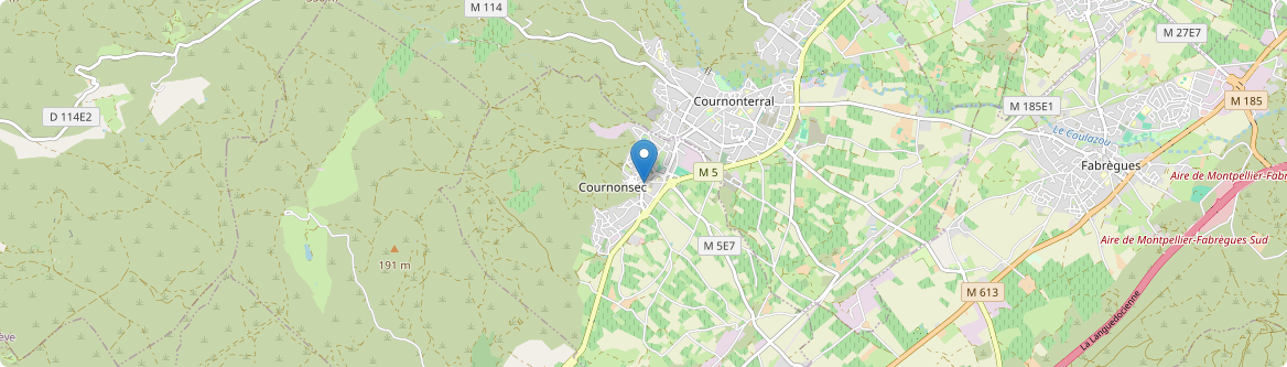 Cournonsec - Carte
