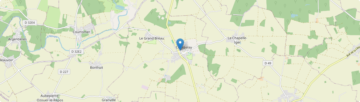 Courpalay - Carte