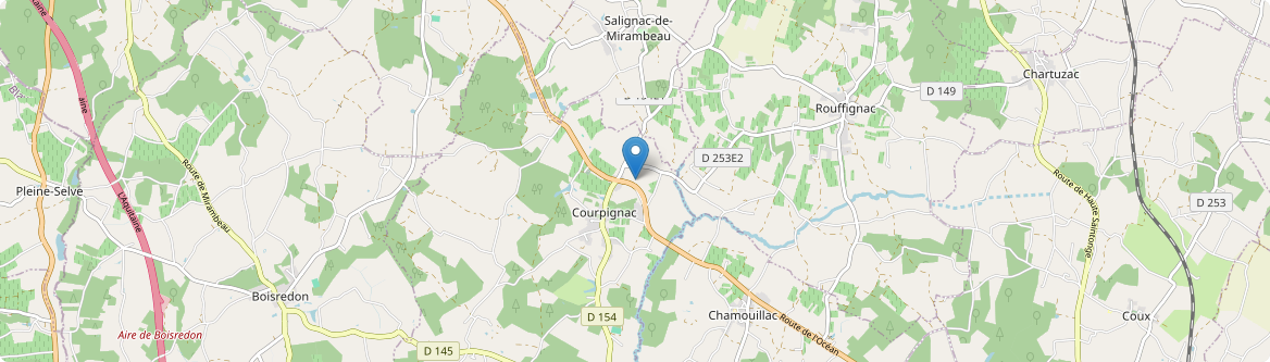 Courpignac - Carte