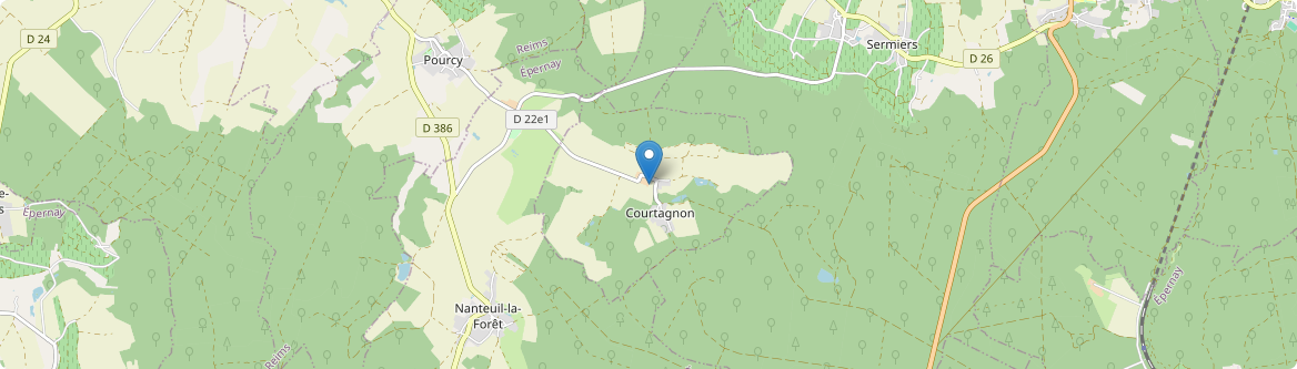 Courtagnon - Carte