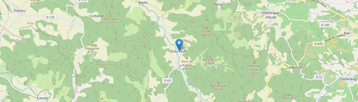 Courtauly - Carte