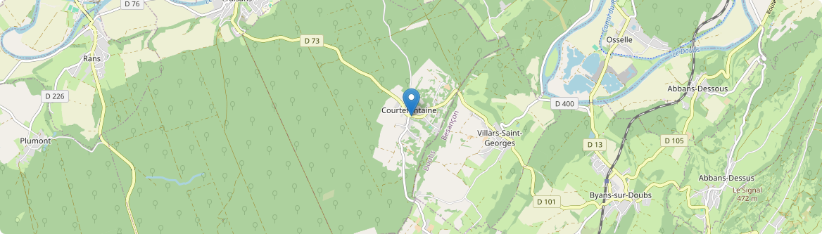Courtefontaine - Carte