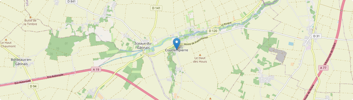 Courtempierre - Carte