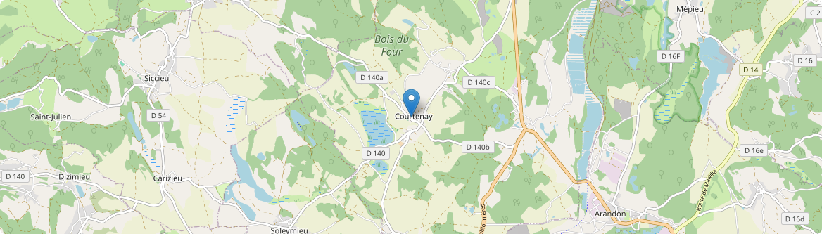 Courtenay - Carte