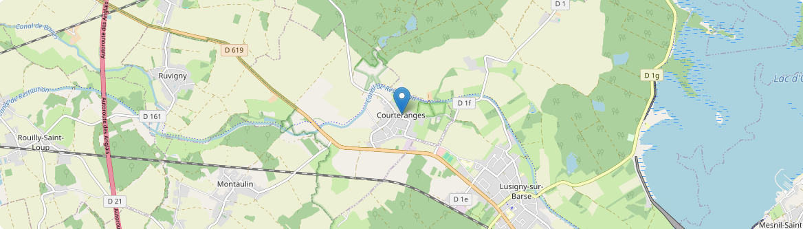 Courteranges - Carte
