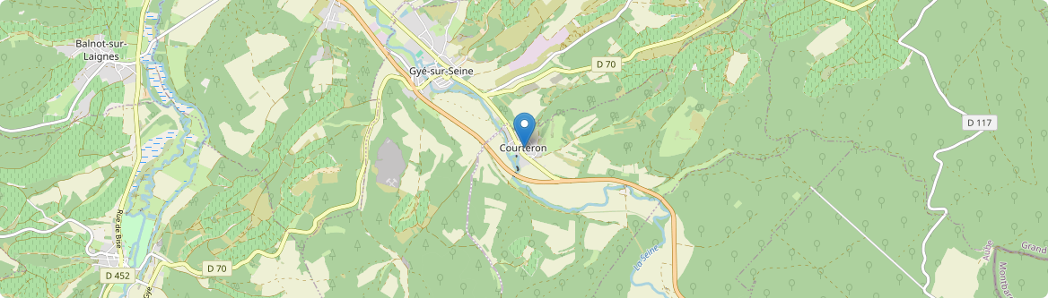 Courteron - Carte