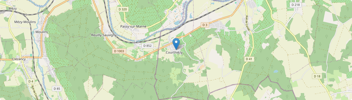 Courthiézy - Carte