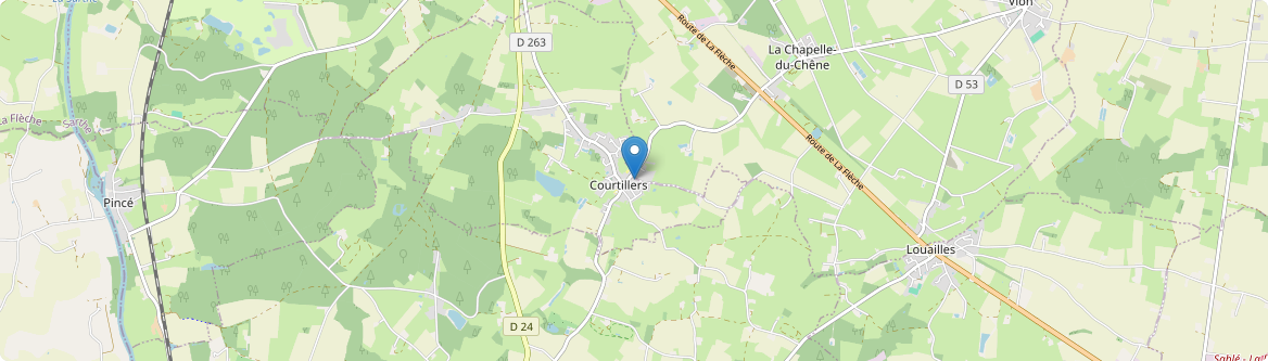 Courtillers - Carte