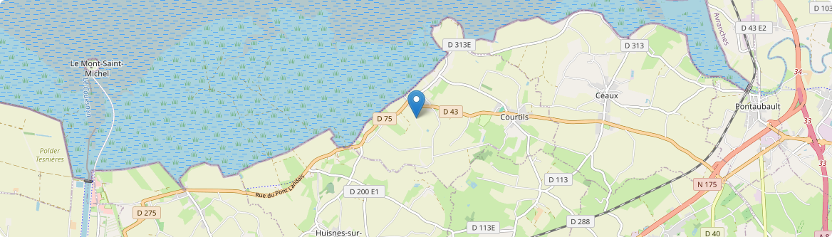 Courtils - Carte