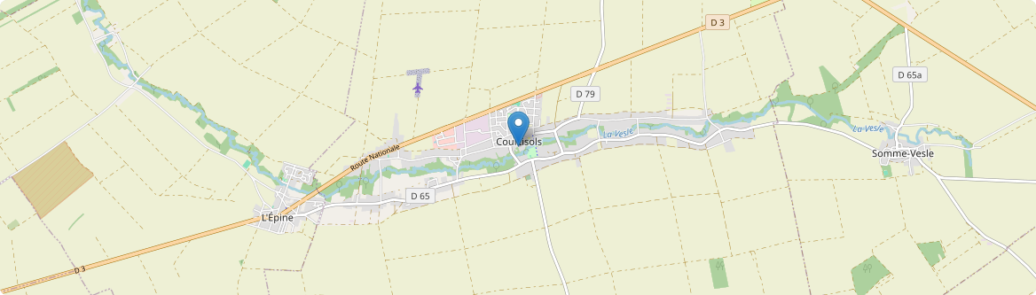 Courtisols - Carte