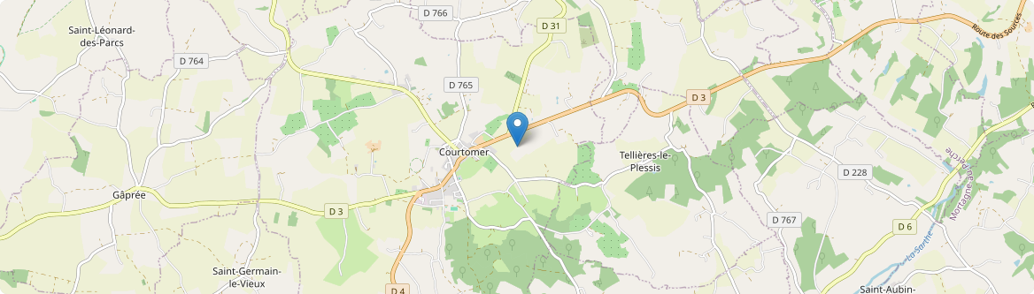 Courtomer - Carte