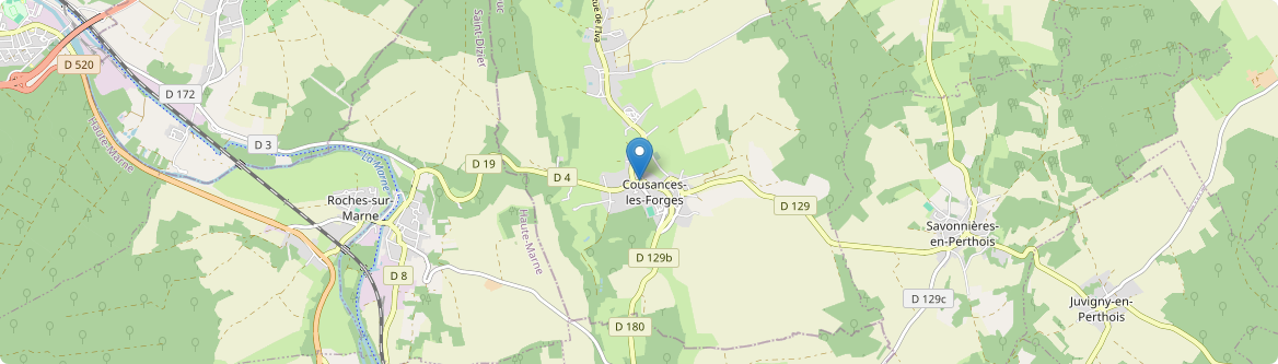 Cousances-les-Forges - Carte