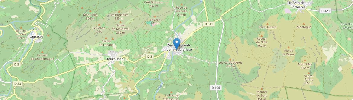 Coustouge - Carte