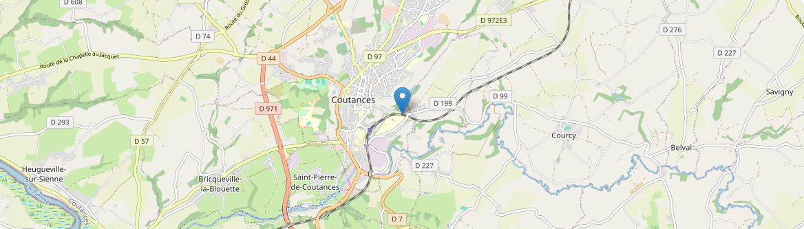 Coutances - Carte