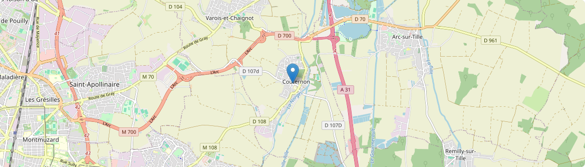 Couternon - Carte