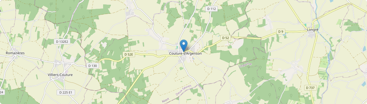 Couture-d'Argenson - Carte