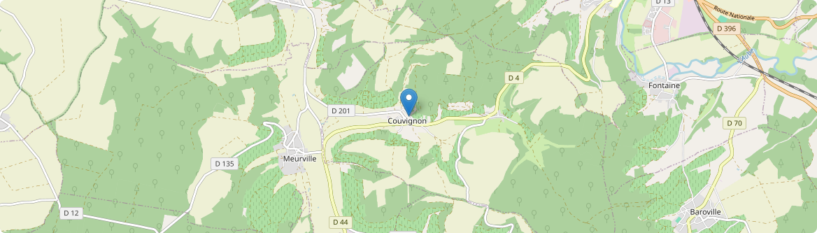Couvignon - Carte