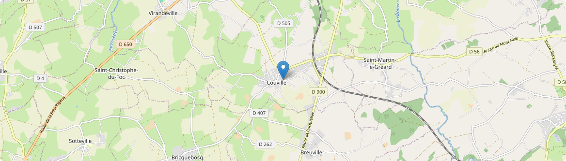 Couville - Carte
