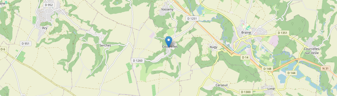 Couvrelles - Carte