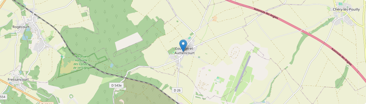 Couvron-et-Aumencourt - Carte