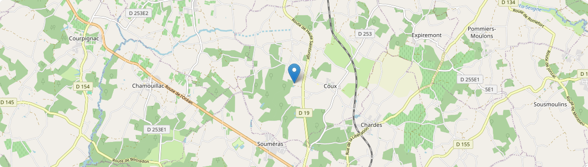 Coux - Carte