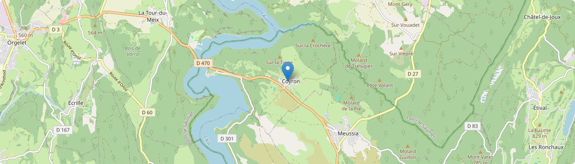 Coyron - Carte
