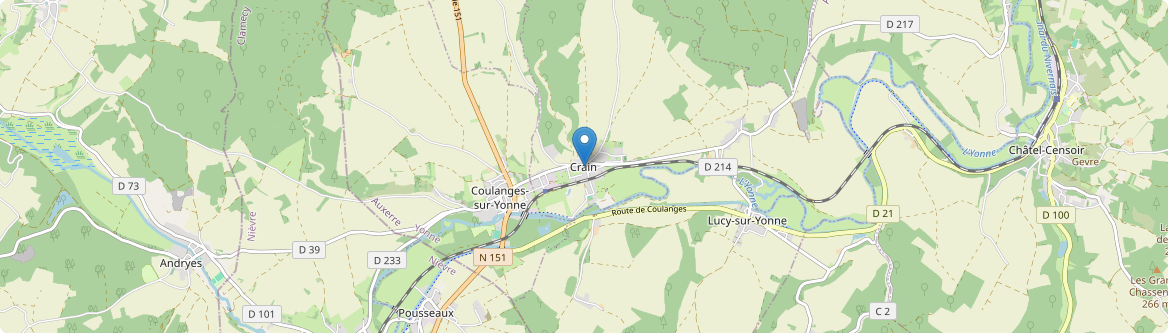 Crain - Carte