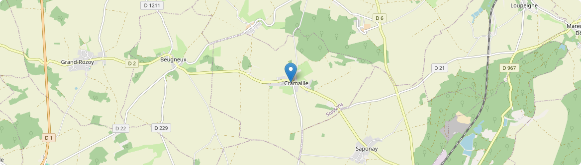 Cramaille - Carte