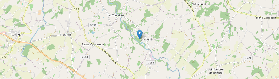 Craménil - Carte