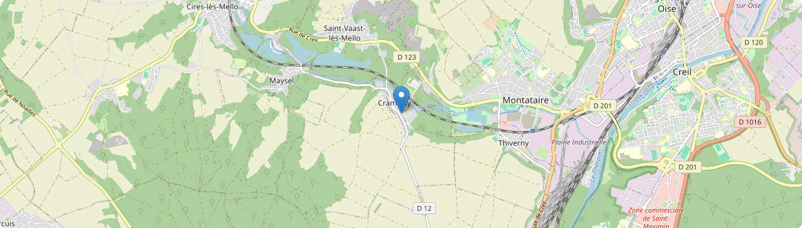 Cramoisy - Carte