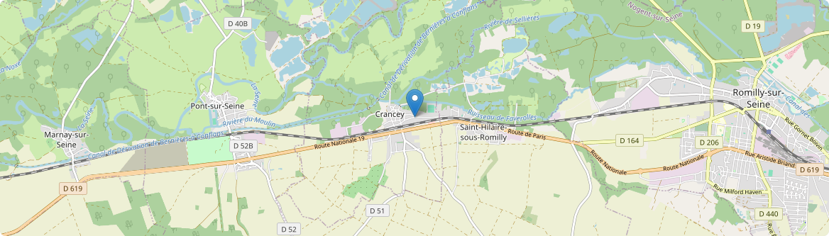 Crancey - Carte