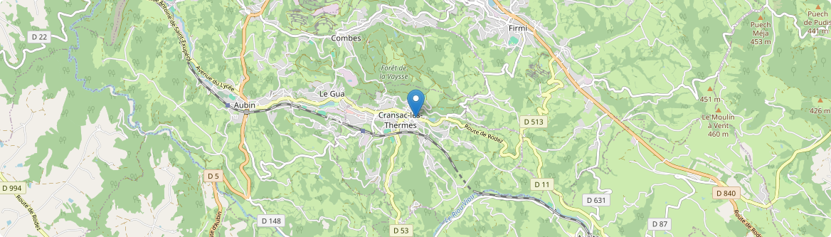 Cransac - Carte