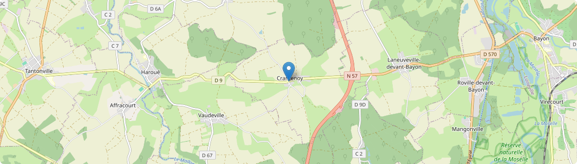 Crantenoy - Carte