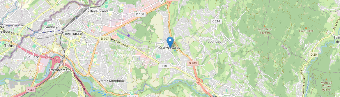 Cranves-Sales - Carte