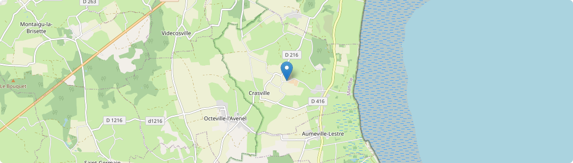 Crasville - Carte