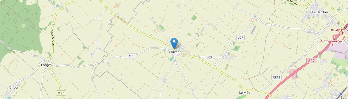 Cravant - Carte