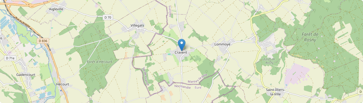 Cravent - Carte