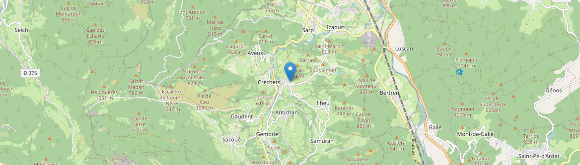 Créchets - Carte