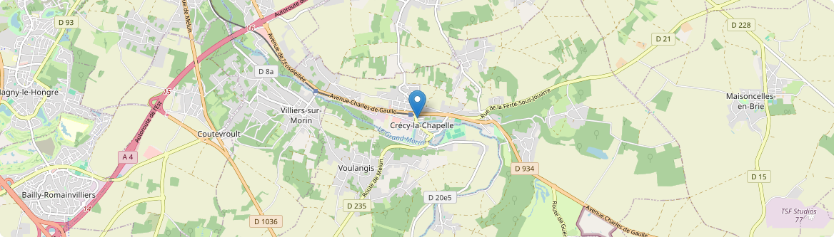 Crécy-la-Chapelle - Carte
